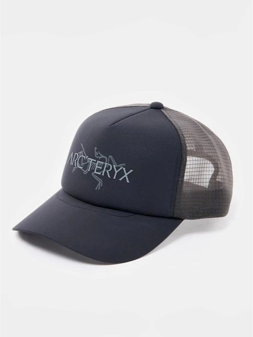 Arc'teryx Bird Word Trucker Curved Hat Gray One Size